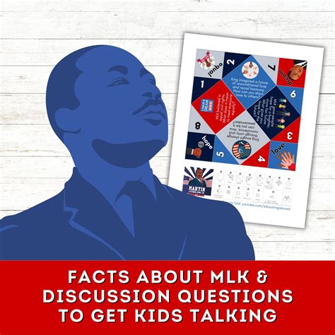 Printable MLK Day Activity for Kids Teach About Martin Luther King Jr ...