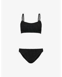 Hunza G Phoebe Bikini Set In Green Lyst