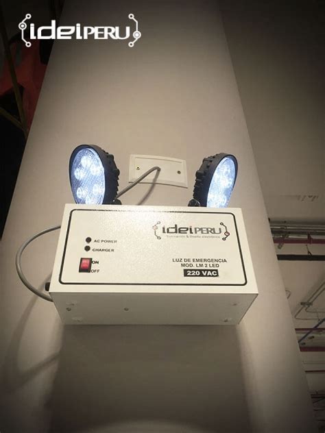 Luz De Emergencia Led Iple Interior Seguridad Industrial En