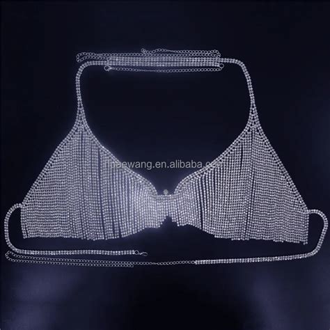 Party Charming Sparkly Crystal Rhinestone Lingerie Set