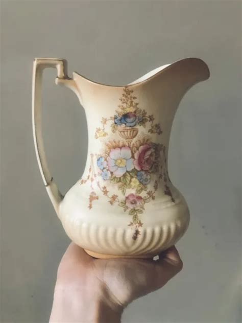 Crown Devon Fieldings Jug Antique Art Deco Ceramic Picclick Uk