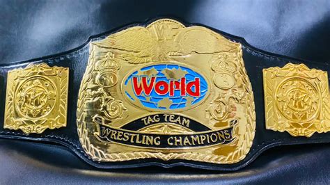 Authentic Replica World Tag Team Championship Belt