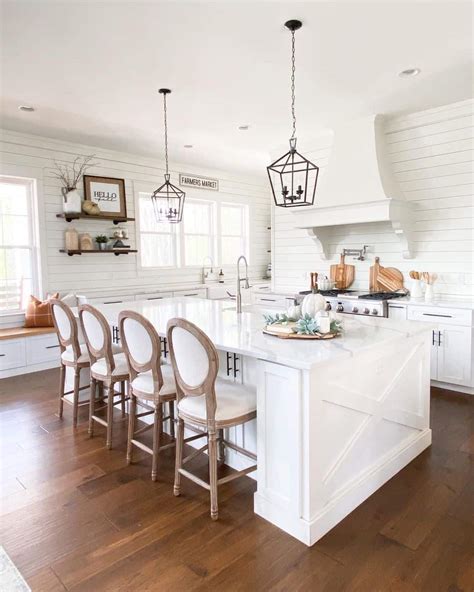 Wood And White Kitchen Island Chairs Soul Lane