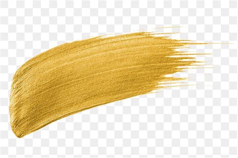 Png Gold Brush Stroke Sticker Premium Png Rawpixel