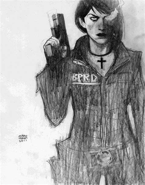 Liz Sherman by Andrew-Robinson on DeviantArt