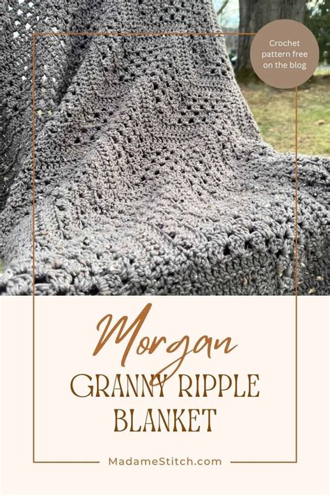 Your Ultimate Granny Ripple Stitch Blanket For Staying Warm This Winter