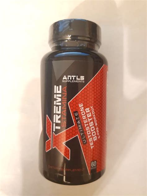 Testosterone Booster Pre Workout Nitric Oxide L Arginine Mens Antls Supplements Ebay