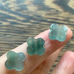 Customized Link Natural Icy Blue GJadeite Gemstone Certificated Grade A