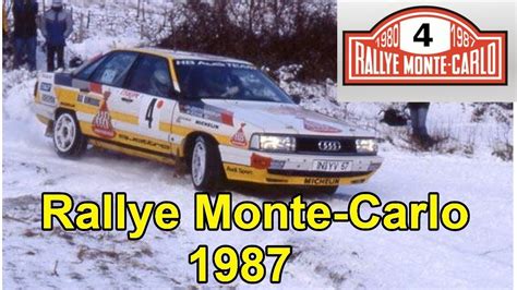 Rallye Monte Carlo Audi Quattro Vs Lancia Delta Hf Wd Youtube