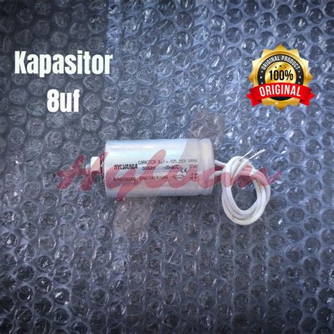 Jual Kapasitor 8uf Kulkas Mesin Cuci Dan Motor Listrik Original