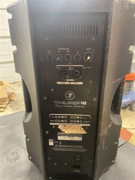 MACKIE Thump12 12 POWERED LOUDSPEAKER PRO AUDIO 1000W WATTS FOR PARTS