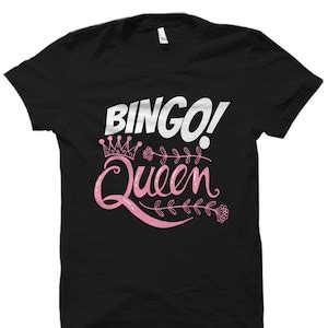 Bingo Queen Shirt Bingo Queen Gift Bingo Outfit Bingo Shirt Bingo