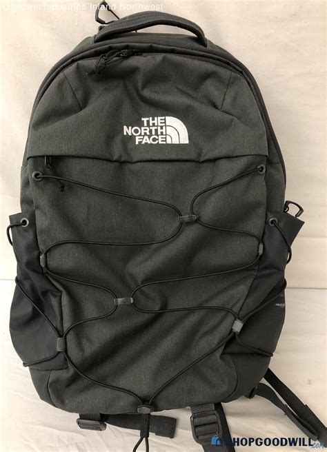 The North Face Borealis Adult Dark Gray Black Zip Travel Nylon Outdoor