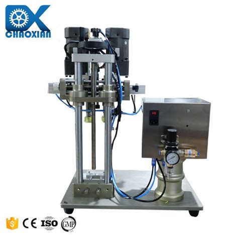 China Semi Automatic Food Round Tin Can Capping Machine Manufacturers