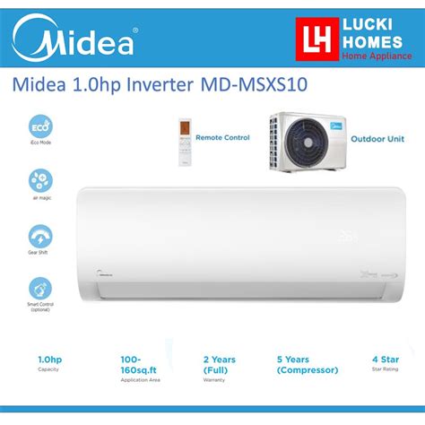 Midea 1 0HP MSXS 10CRDN8 Xtreme SavE Inverter Wall Mounted Split MSXS