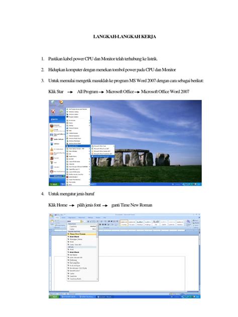 Pdf Langkah Kerja 1 Latihan Komputer Dokumentips