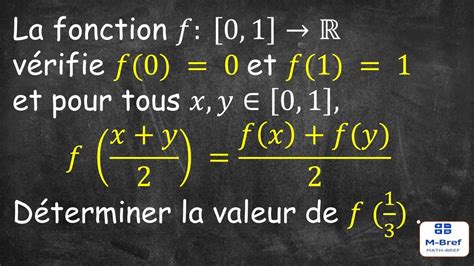 les équations fonctionnelles exercice 2 YouTube