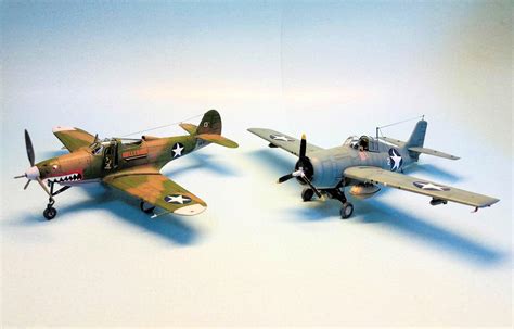 Cactus Air Force Deluxe Set F4F 4 Wildcat And P 400 P 39D Over