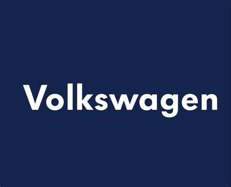 Volkswagen Logo Brand Car Symbol Name White Design German Automobile ...