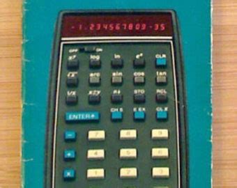 Hp Vintage Calculator Etsy