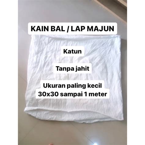 Jual Lap Majun Putih Kain Bal Putih Lap Poles Kain Lap Majun