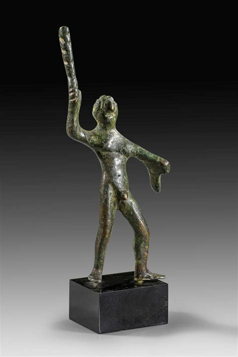 Sold At Auction Etruscan Figure Of Naked Youthful Herakles