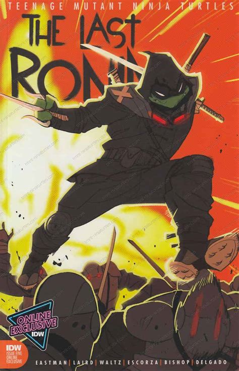 IDW TMNT The Last Ronin 05 1st Cover RE IDW Online Exclusive D