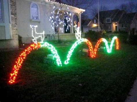 Diy christmas light arches – Artofit