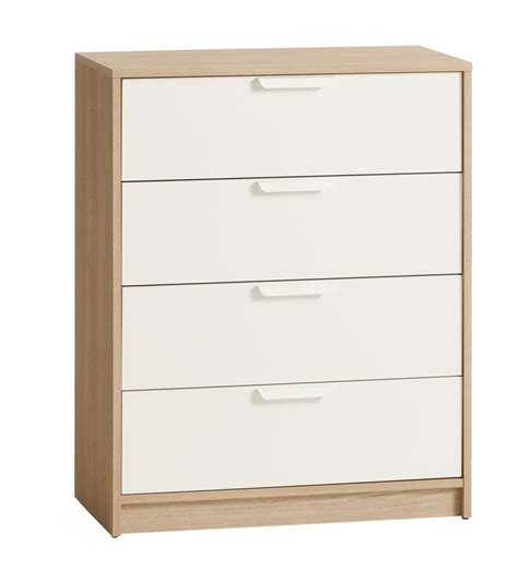 Commode Jenslev Tiroirs Ch Ne Blanc Jysk