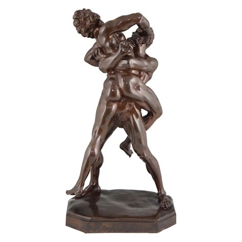 Home & Living Statues Home Décor 10.75 Hercules and Antaeus Greek ...