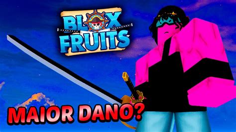 a SABER V2 é a ESPADA MAIS DANO no BLOX FRUITS RESOLVI MASTERIZAR