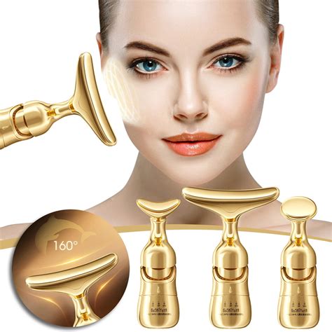 Gzwccvsn Microcurrent Facial Device Face Lift Massager Anti Aging Skin Four Dimensional