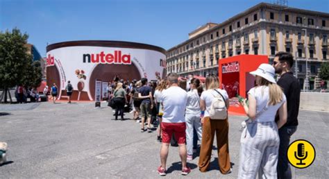 Ferrero Lancia Il Nuovo Nutella Ice Cream In Piazza Municipio A Napoli