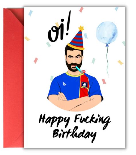 Ted Lasso Birthday Card For Him Funny Boyfriend Birthday Etsy