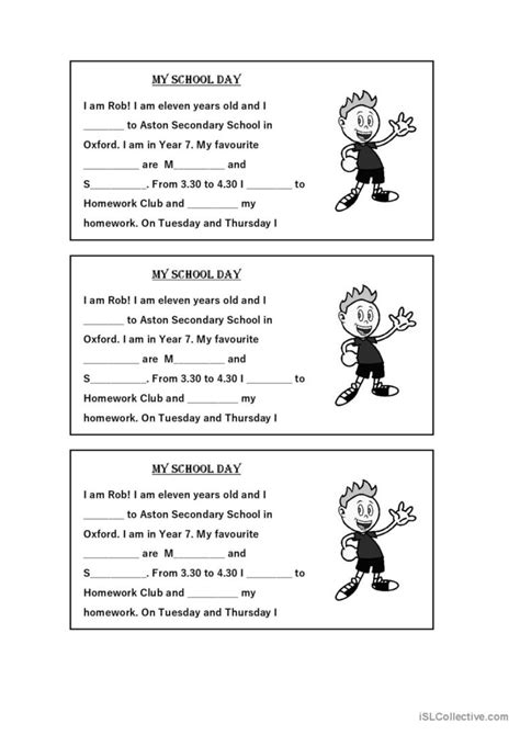 My school day general gramma…: English ESL worksheets pdf & doc