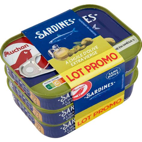 Sardines À L huile D olive en promo