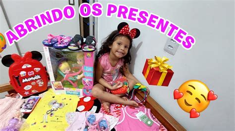 ABRINDO OS PRESENTES DA MINHA FILHA KYARA TUDO LINDO AMEI YouTube