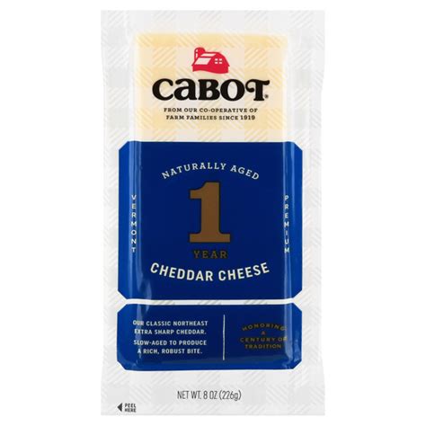 Save On Cabot Vermont Cheddar Cheese Extra Sharp White Chunk Order