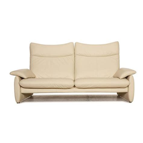 Cremefarbenes Leder Drei Sitzer Laaus Sofa Bei Pamono Kaufen