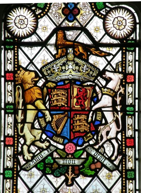 Stained Glass Window Royal Coat Of Arms Vitrais Arte Vidro