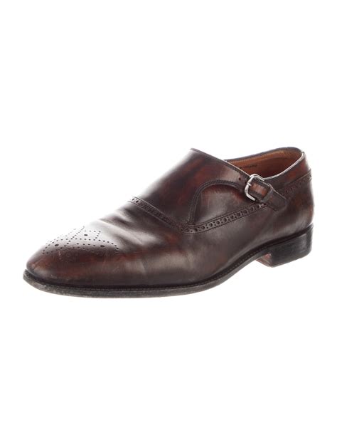 Bontoni Leather Monk Straps Brown Monk Straps Shoes Boo20373 The Realreal