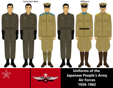 Japanese Airforce uniforms 1936-1962 by RedJapan1924 on DeviantArt