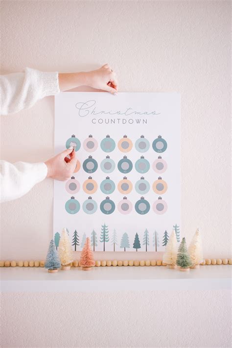 Free Printable Scratch Off Advent Calendar Mikyla