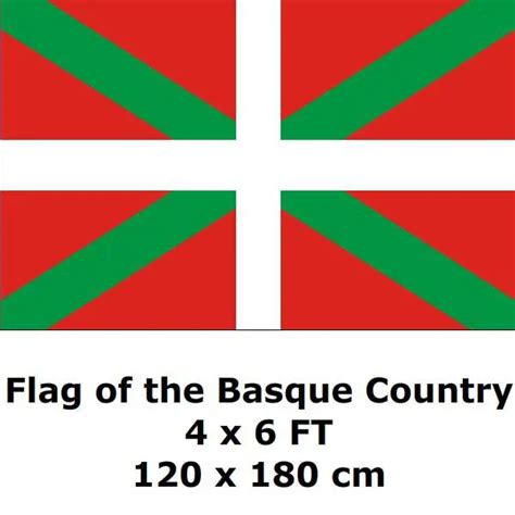 Spain Basque Country Flag 120 x 180 cm Polyester Large Big Flags And ...