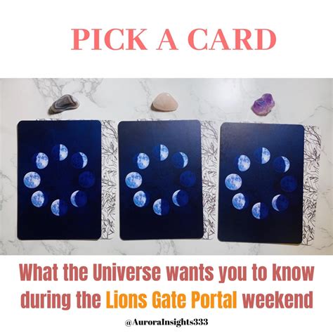 Lions Gate 🦁 Pick A Card 💖 Read Comment Below For More Info 🙏 ️🚀 R