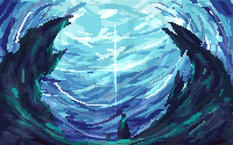 Mountains : r/PixelArt