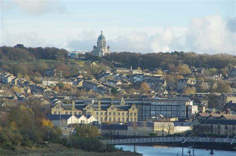 Download Lancaster Cityscapewith Historic Buildings Wallpaper