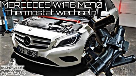 Mercedes W176 A Klasse M270 Kühlmittelthermostatgehäuse wechseln