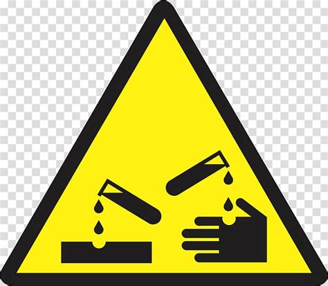 Corrosive Substance Hazard Symbol Sign Chemical Substance Symbol