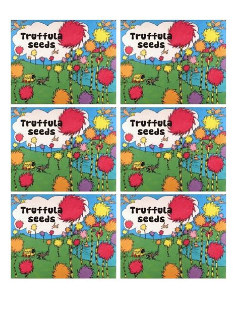 Truffula Tree Seeds Free Printable Artofit